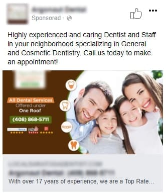 dental facebook marketing